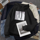 Fashion Women's Hoodies Sweatshirts Plus Size Ladies Autumn Winter Casual Long Sleeve Hooded Anime Pullover Sweatshirt Tops