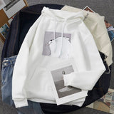 Fashion Women's Hoodies Sweatshirts Plus Size Ladies Autumn Winter Casual Long Sleeve Hooded Anime Pullover Sweatshirt Tops