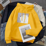 Fashion Women's Hoodies Sweatshirts Plus Size Ladies Autumn Winter Casual Long Sleeve Hooded Anime Pullover Sweatshirt Tops
