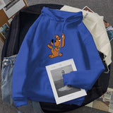 Fashion Women's Hoodies Sweatshirts Plus Size Ladies Autumn Winter Casual Long Sleeve Hooded Anime Pullover Sweatshirt Tops