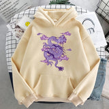 Women sweatshirt hoodie Cute Hip hop Kawaii Ullzang Harajuku Dragon Korean Funny top vintage dropshipping tee print punk clothes