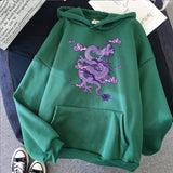 Women sweatshirt hoodie Cute Hip hop Kawaii Ullzang Harajuku Dragon Korean Funny top vintage dropshipping tee print punk clothes