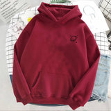 The New 8 Colors Sweatshirts velvet winter Women's cute Saturn printing Hooded Female 2020 Thicken Warm Hoodies Lady Autumn Tops