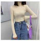 Women Sweaters 2020 Autumn Winter Tops Korean Slim Women Pullover Knitted Sweater Jumper Soft Warm Pull Femme