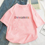 DYNAMITE print T-shirt  style short sleeve