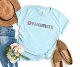 DYNAMITE print T-shirt  style short sleeve