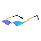Fashion Cat Eye Sunglasses Luxury Brand Designer Women Metal Rimless Sun glasses Lady Trend Sunglass UV400 Shades Eyewear