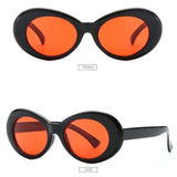 Women Oval Goggles Men Fashion Sunglasses Female Male Oval Sun Glasses Black White Red Eyewear UV400
