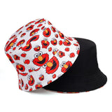 Summer Women Men Fisherman Hat Foldable Cartoon Bucket Hat Street Hip Hop cotton panama Hats Caps Vintage Printed Fishing Hats