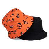 Summer Women Men Fisherman Hat Foldable Cartoon Bucket Hat Street Hip Hop cotton panama Hats Caps Vintage Printed Fishing Hats