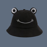 Green Frog Bucket Hat for Women Summer Autumn Plain Women Panama Outdoor Hiking Beach Fishing Cap Sunscreen Female Sunhat Bob