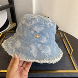New shabby printed bucket hat панамы autumn and winter cowboy trend men and women sunscreen sun hat graffiti bucket hat 2020